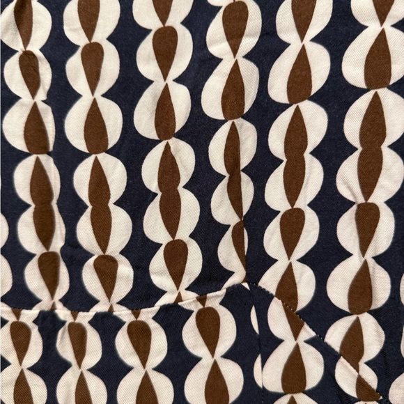 Boden Easy Scoop Neck Geometric Print Dress Size 4L - Picture 5 of 7